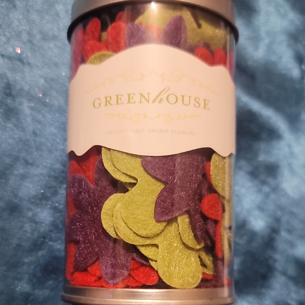 Floral Bath Confetti - Red, Purple, Green